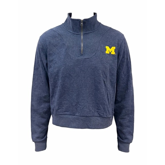 Rivalry Threads 91 Other - Rivalry Threads 91 Michigan Wolverines 1/4 Zip Sweatshirt Boys Size M 8/10 Blue